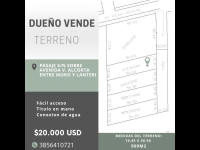 Terrenos Venta Santiago Del Estero VENTA DE TERRENO. DUEO DIRECTO
